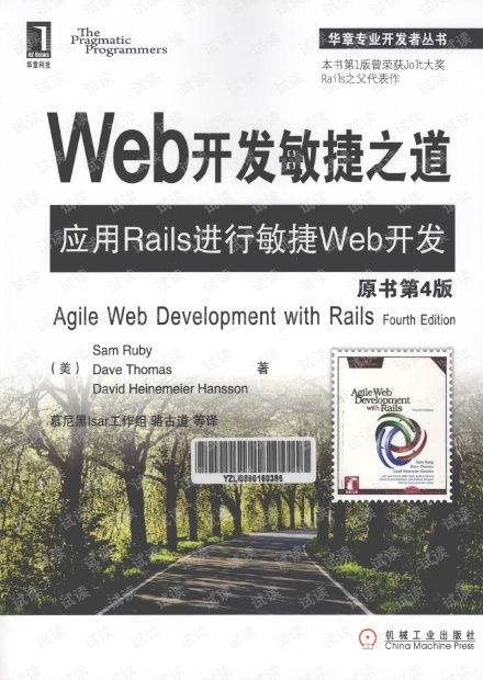 web开发敏捷之道应用rails进行敏捷web开发 中文书 第4版