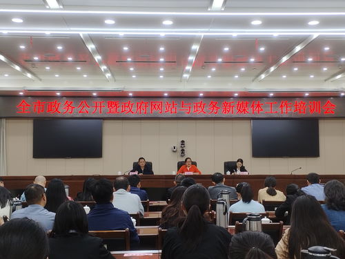市数字经济发展中心 全市政务公开暨政府网站与政务新媒体工作培训会召开